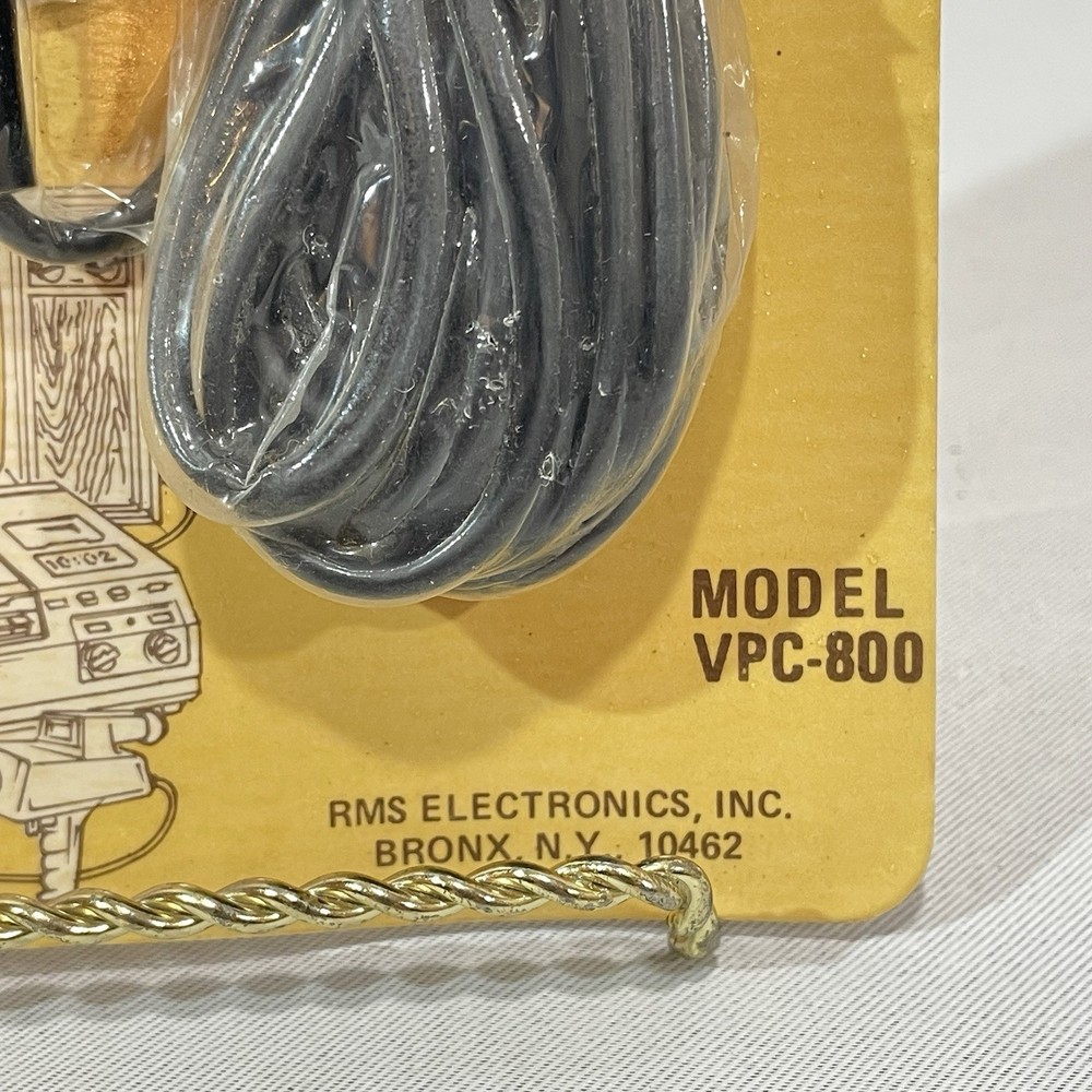 Vintage Electronics RMS VHS video audio control Manual Stop Start Button VPC-800