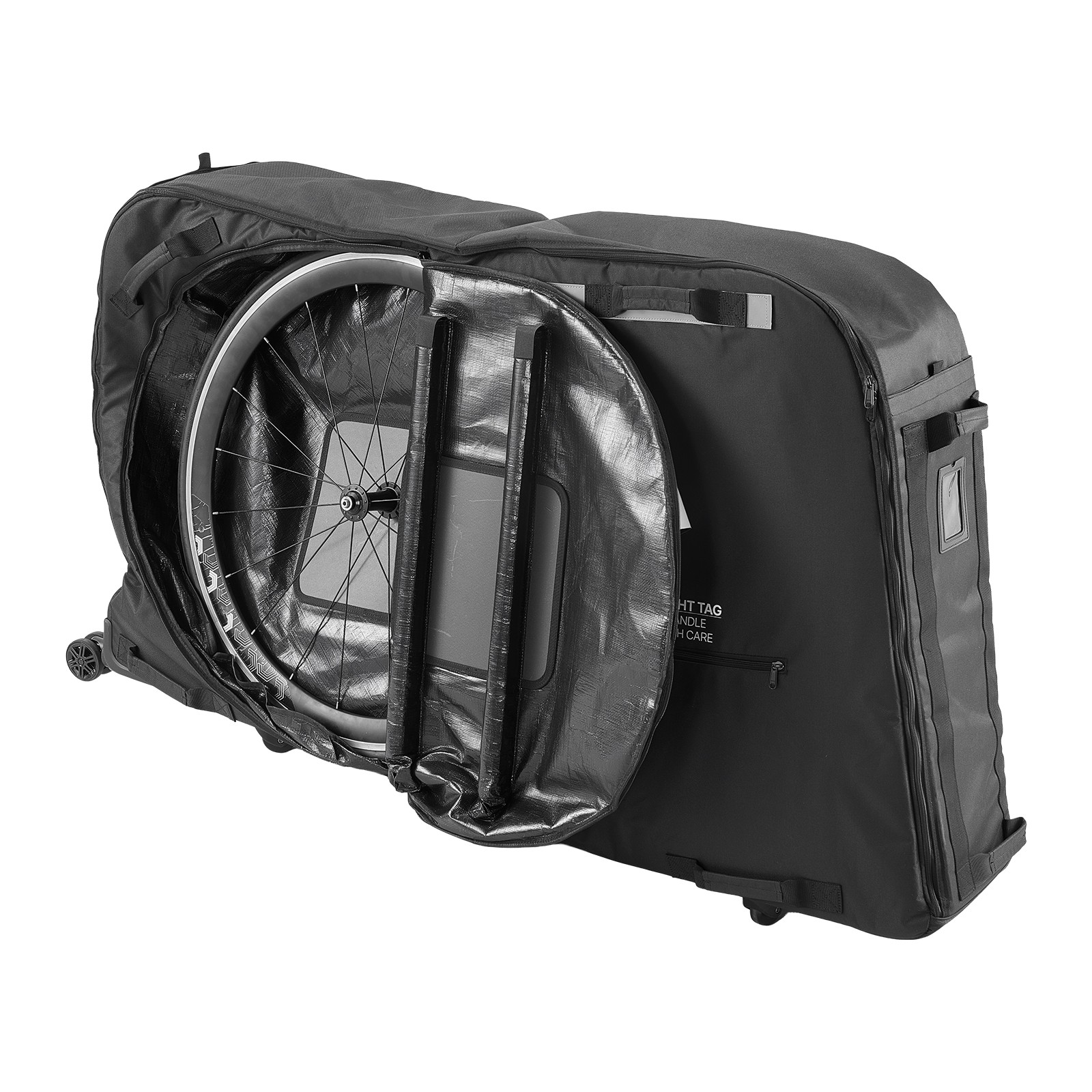 VEVOR Bike Travel Bag Max. Wheelbase 51 in 600D Bicycle Storage Carry Bag