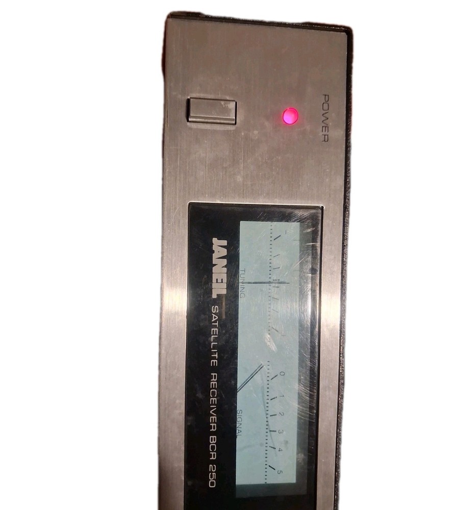 TENTEL BCR 250 Satellite Receiver Tested Working Vintage Rack Unit Analog Meter