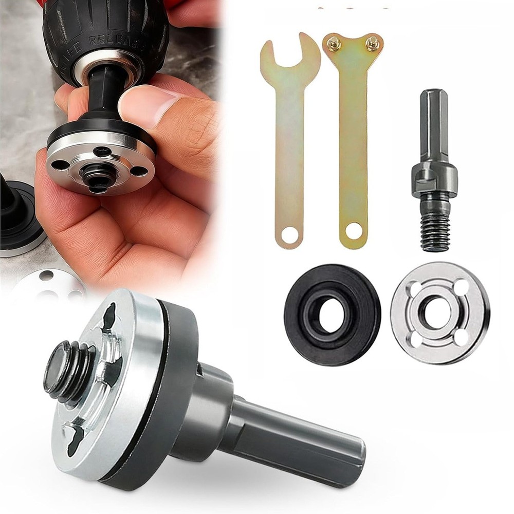 Conversion 10mm Angle Grinding Adapter Connecting Rod Kit For Metal Deburring .