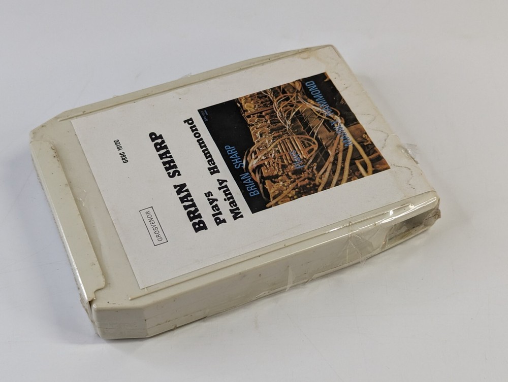 Brian Sharp Plays Mainly Hammond 8 Track Cartridge 1970's Unopened
