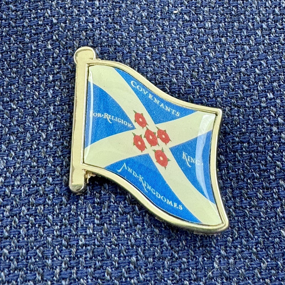 Scottish Covenenter Flag Enamel Lapel Pin