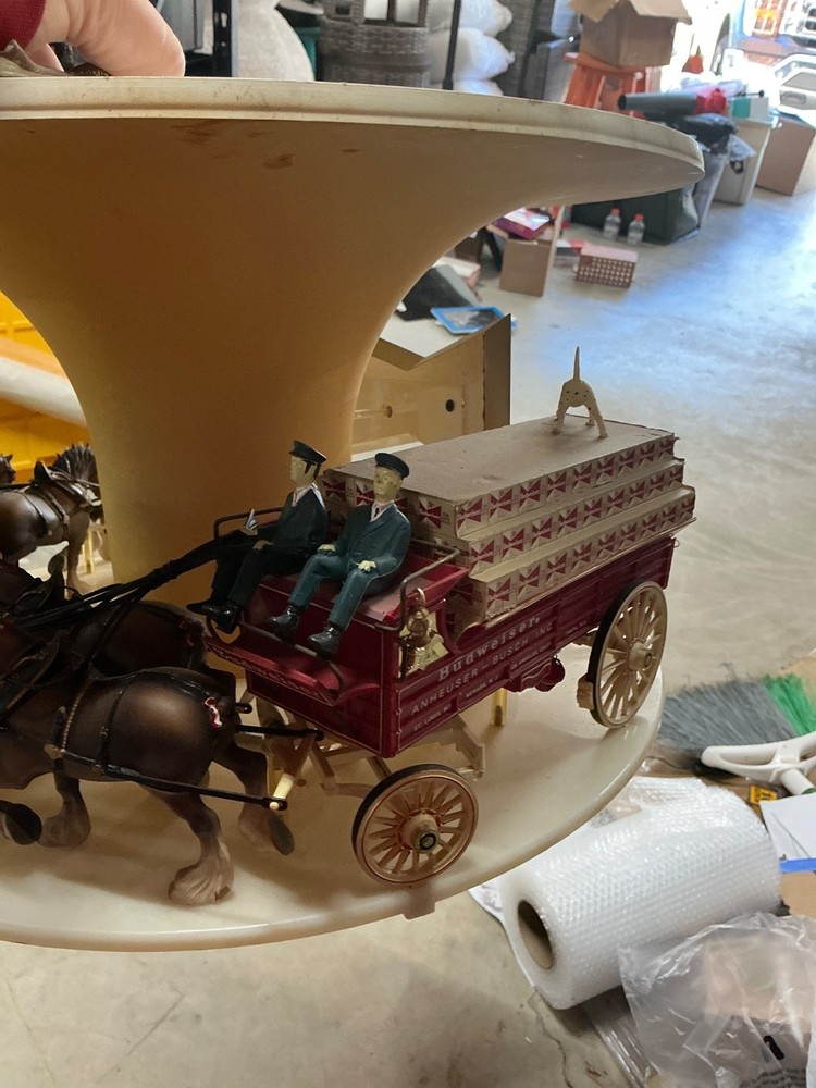 Vintage Budweiser Motion Carousel - Inner Carousel NO DAMAGE OR MISSING PIECES