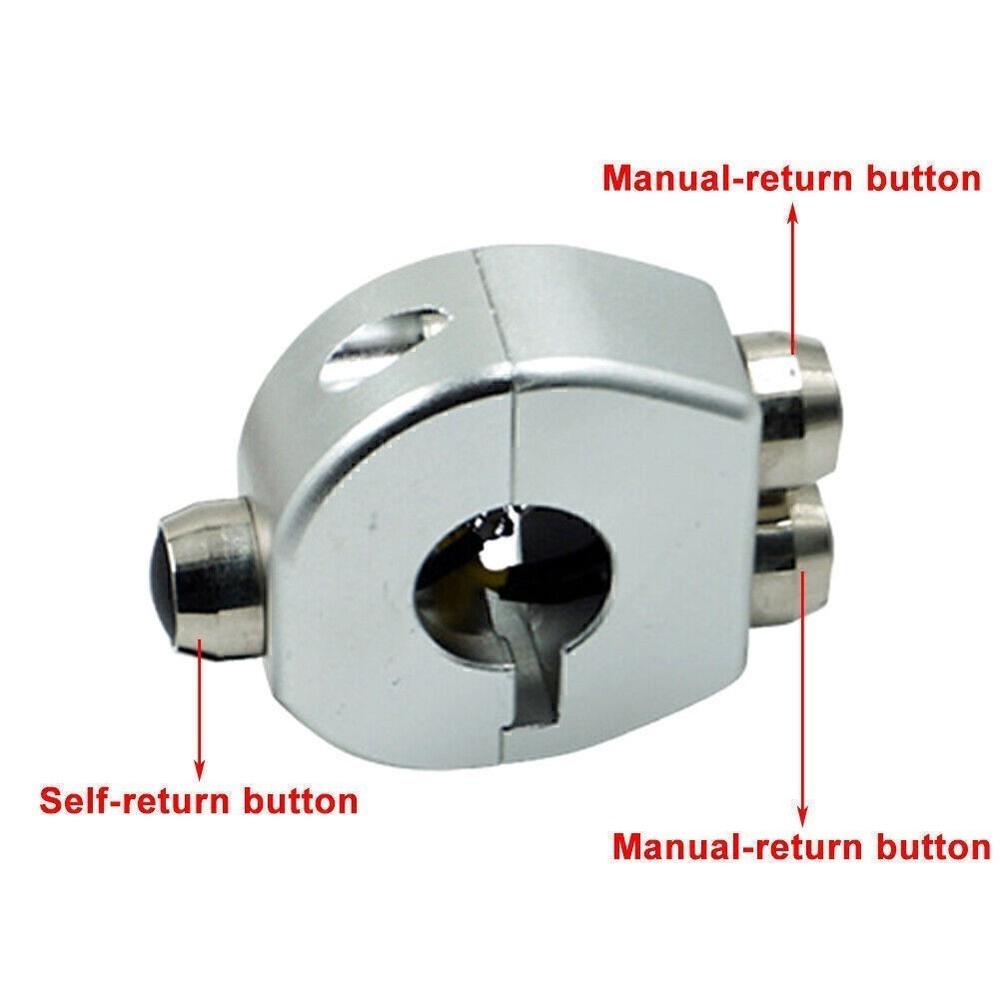 Motorcycle Handlebar Switch Self Latch / Momentary Button For Scooter 7/8" 22MM