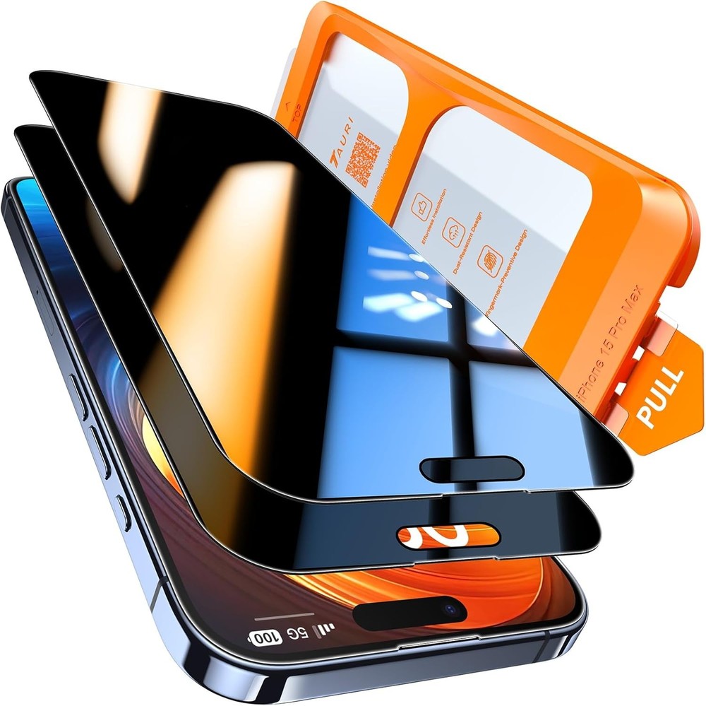 1 for iPe 15 Pro Max  Screen Protector, Tempered Glass