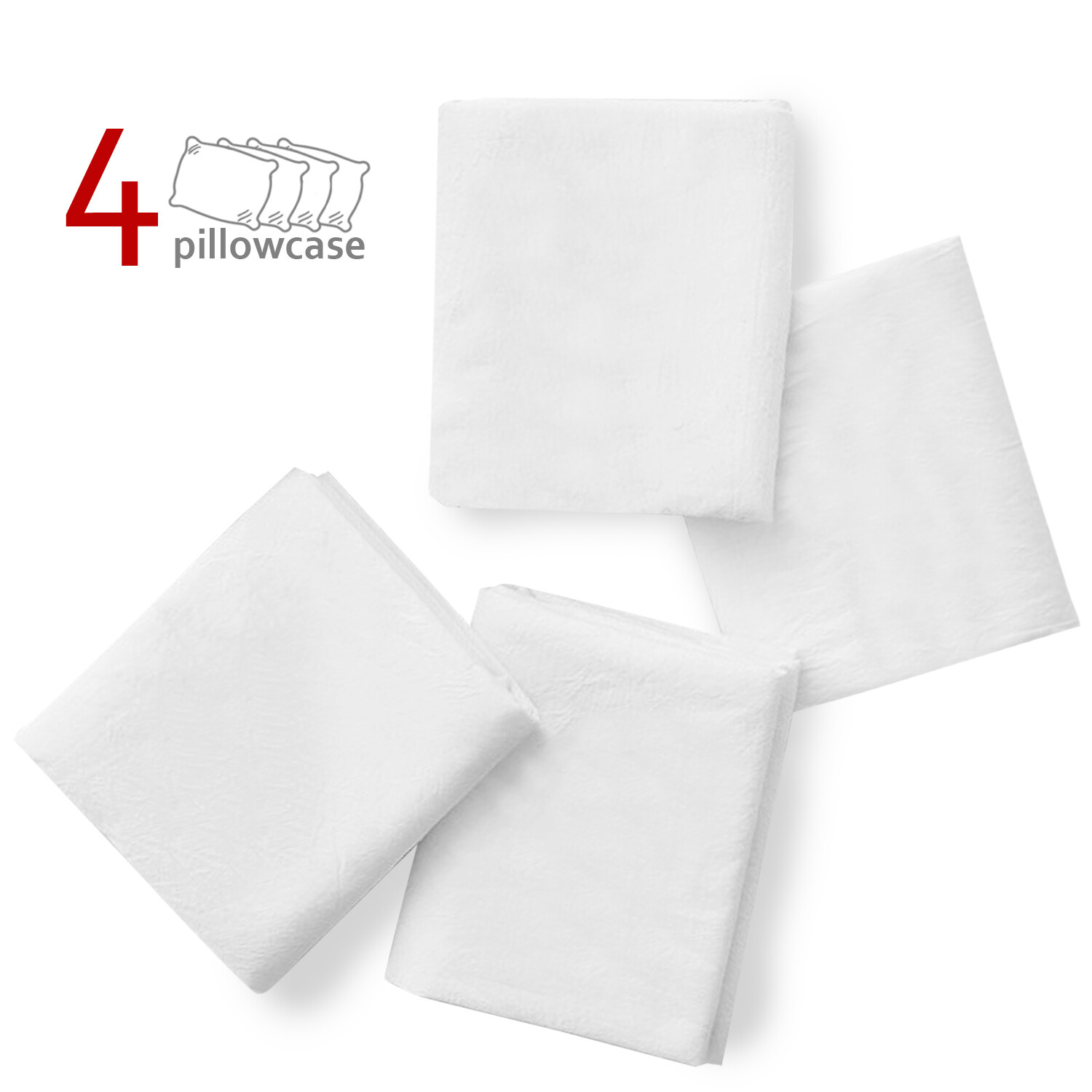 Waterproof Pillow Covers Zippered 4 Pack Standard Queen King Pillow Protectors