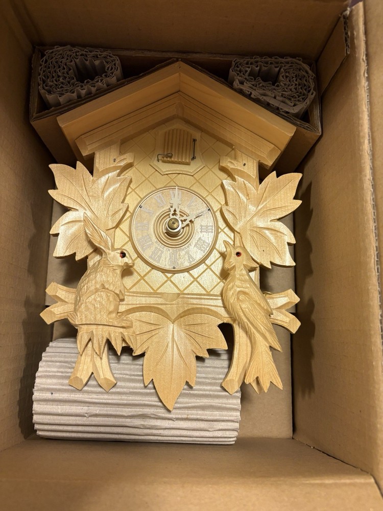 Hubert Herr Cuckoo Clock, Vintage, New In Box