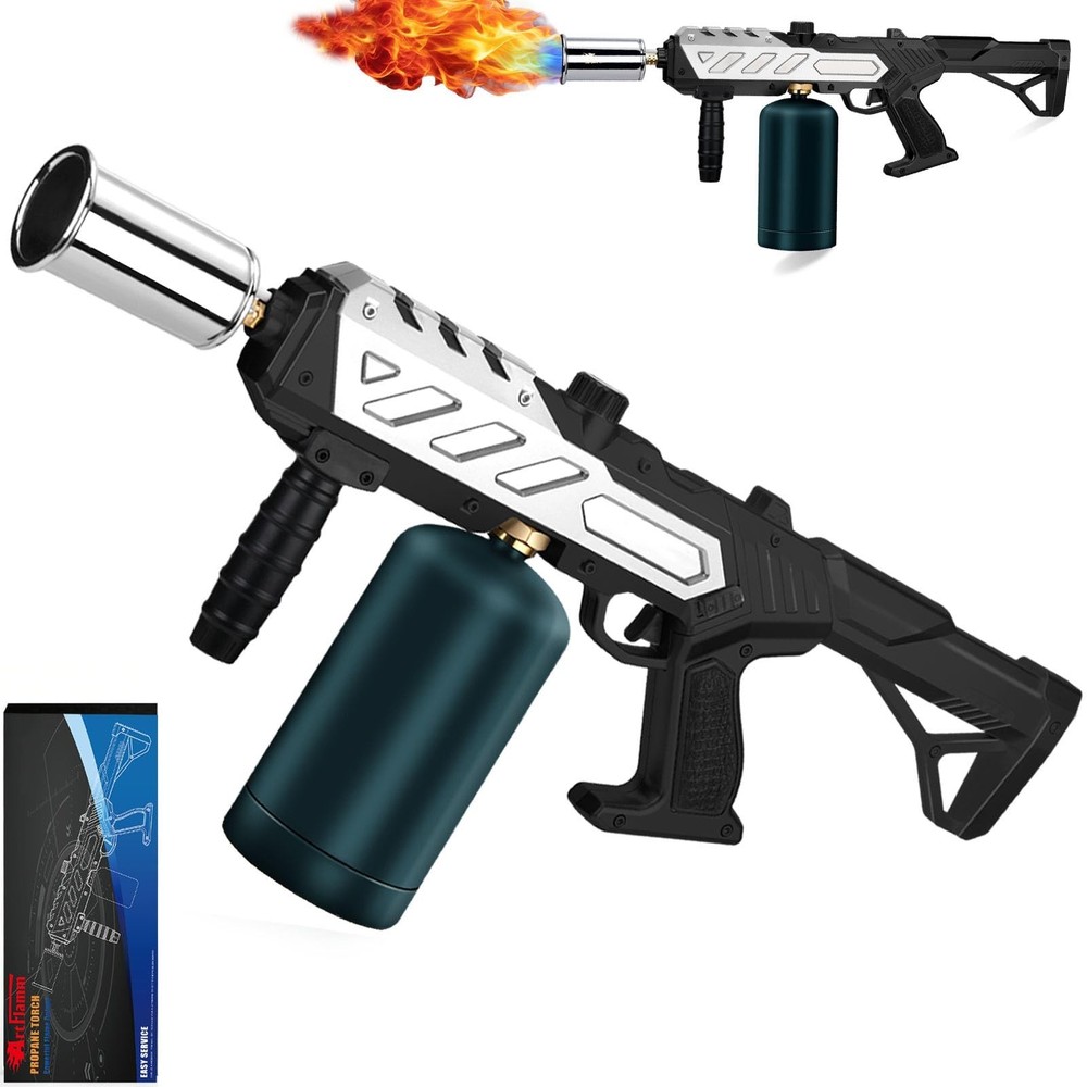 Adjustable Propane Torch Gun – High-Temperature Flame Thrower for Soldering, ...
