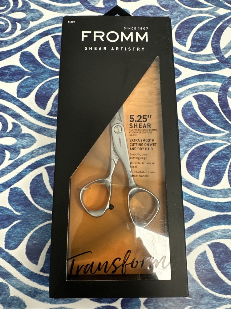FROMM SHEAR ARTISTRY TRANSFORM 5.25″ SHEAR SILVER