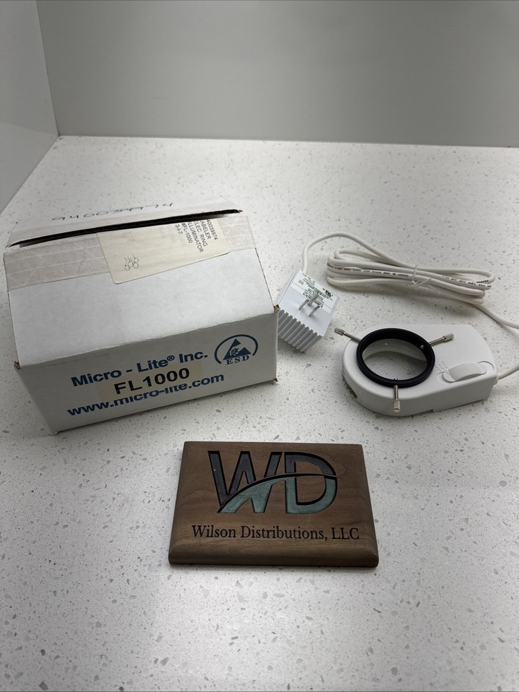 Micro-Lite FL-1000 Fluorescent Ring Light Ring Illuminator High/Low 120V