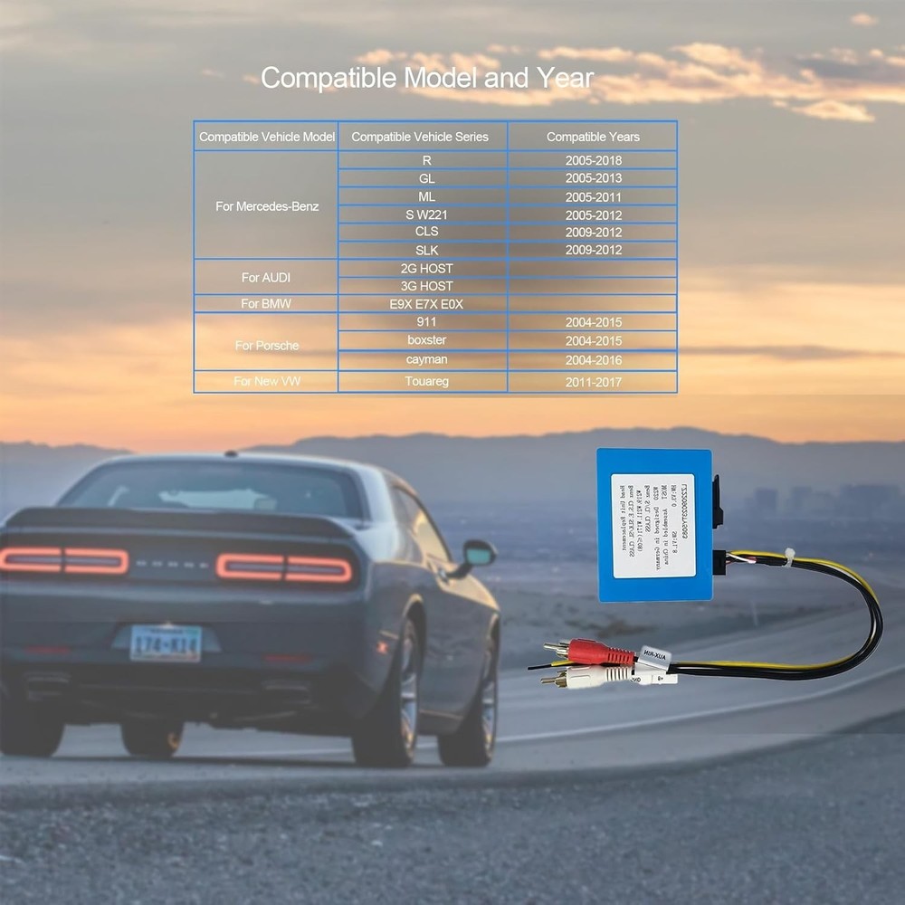 MOST Optic Fiber Decoder for Mercedes Benz-BMW E91, E92, E93 Audi Porsche