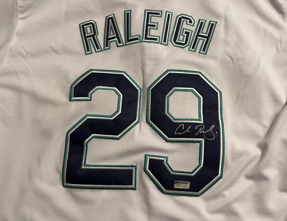 Cal Raleigh Signed Jersey Authenticated Mariners Auto
