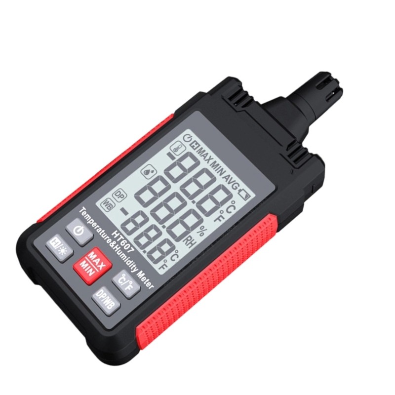 Accurate Digital Hygrometer LCD Backlight Temperature Humidity Meter