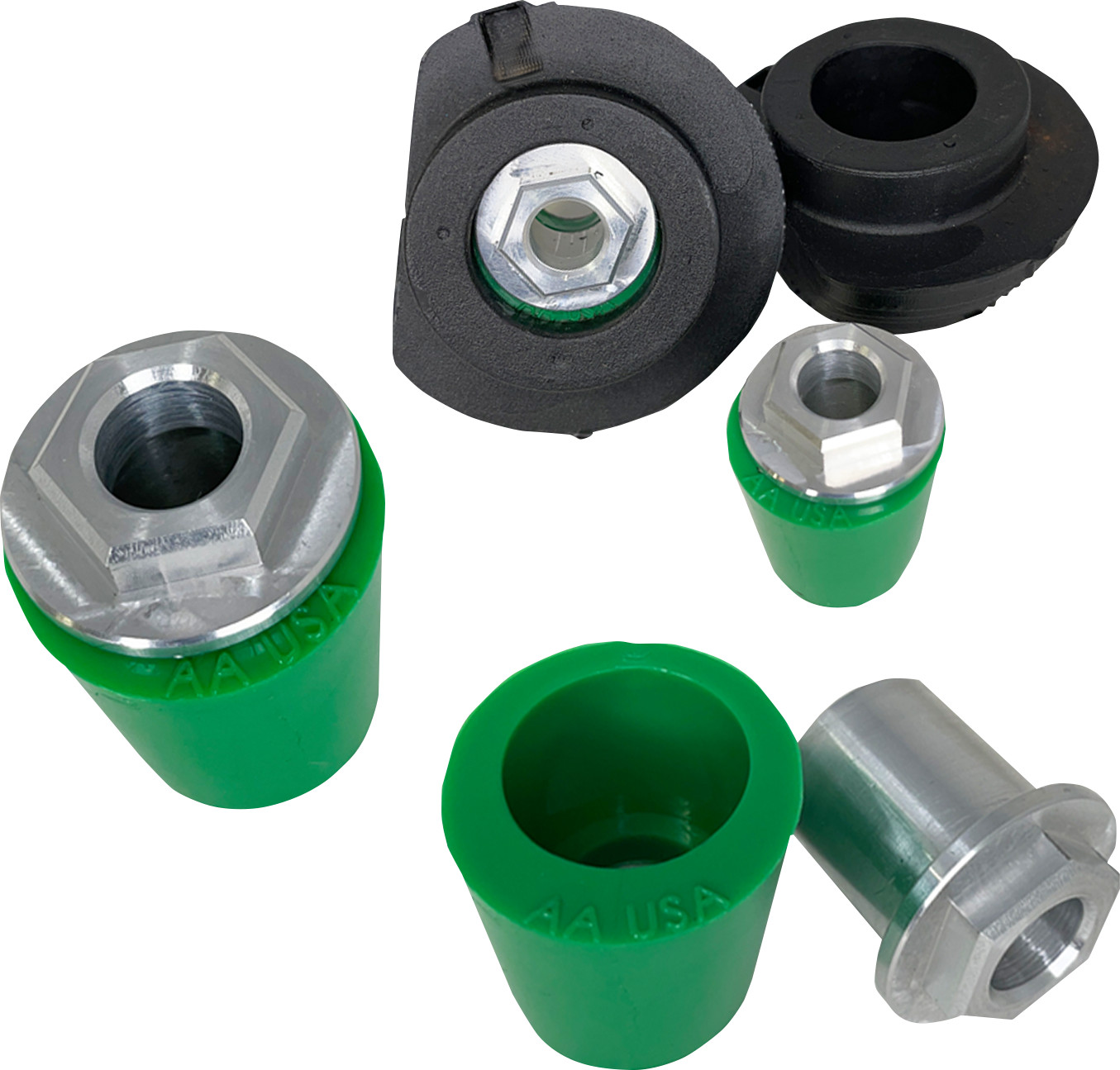 Alloy Art Gooden-Tite Swingarm Reinforment Bushings for Harley Touring FL 11-up