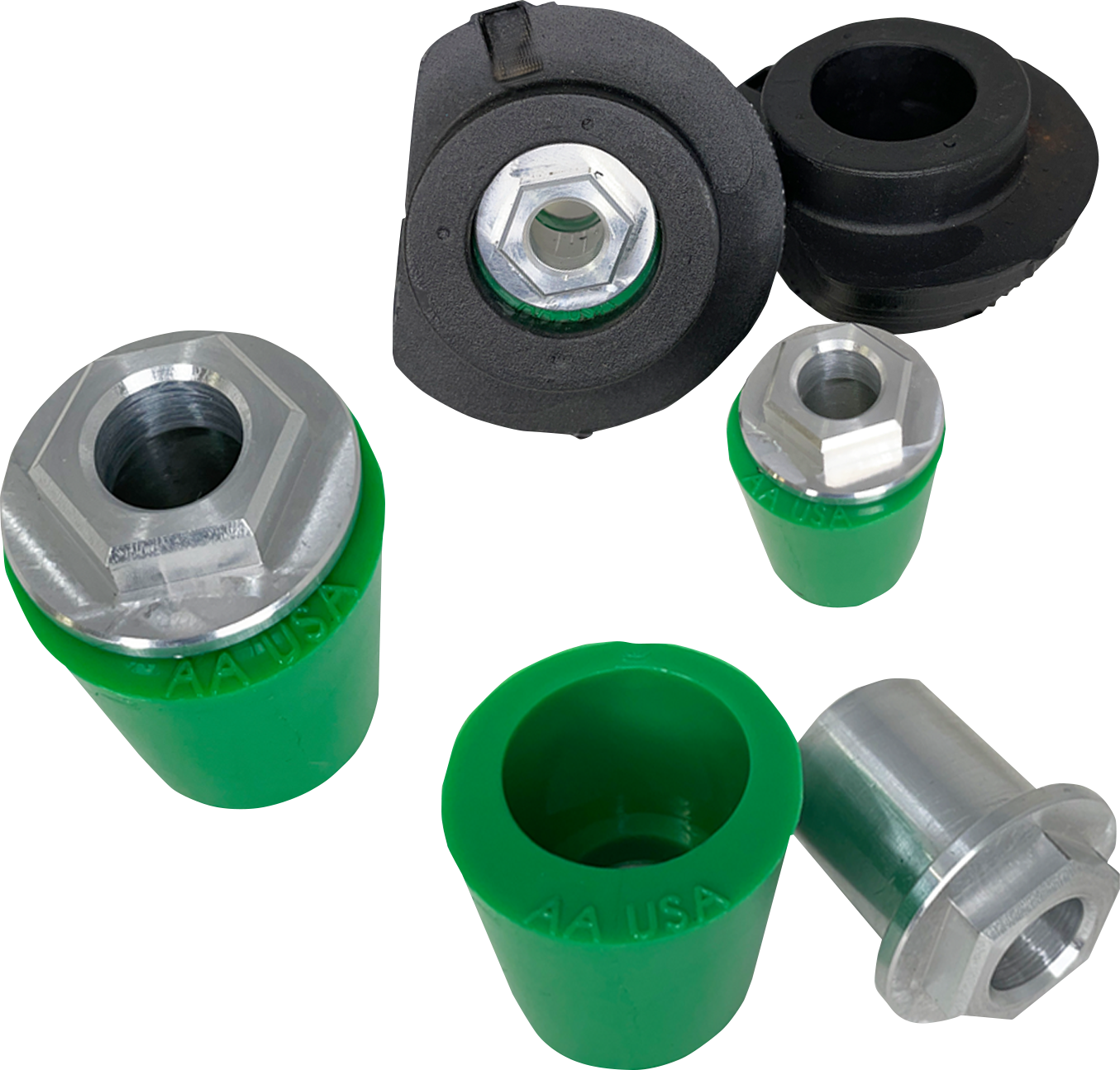 Alloy Art Gooden-Tite Swingarm Reinforment Bushings for Harley Touring FL 11-up