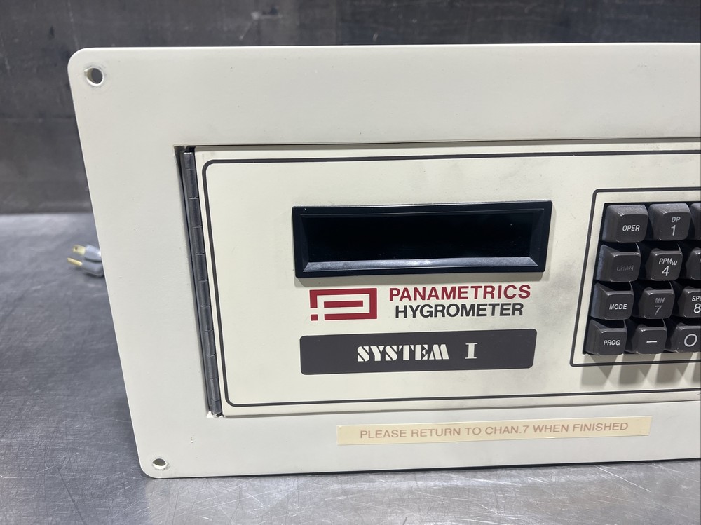 Panametrics Systems I Hygrometer Panel. Used Surplus