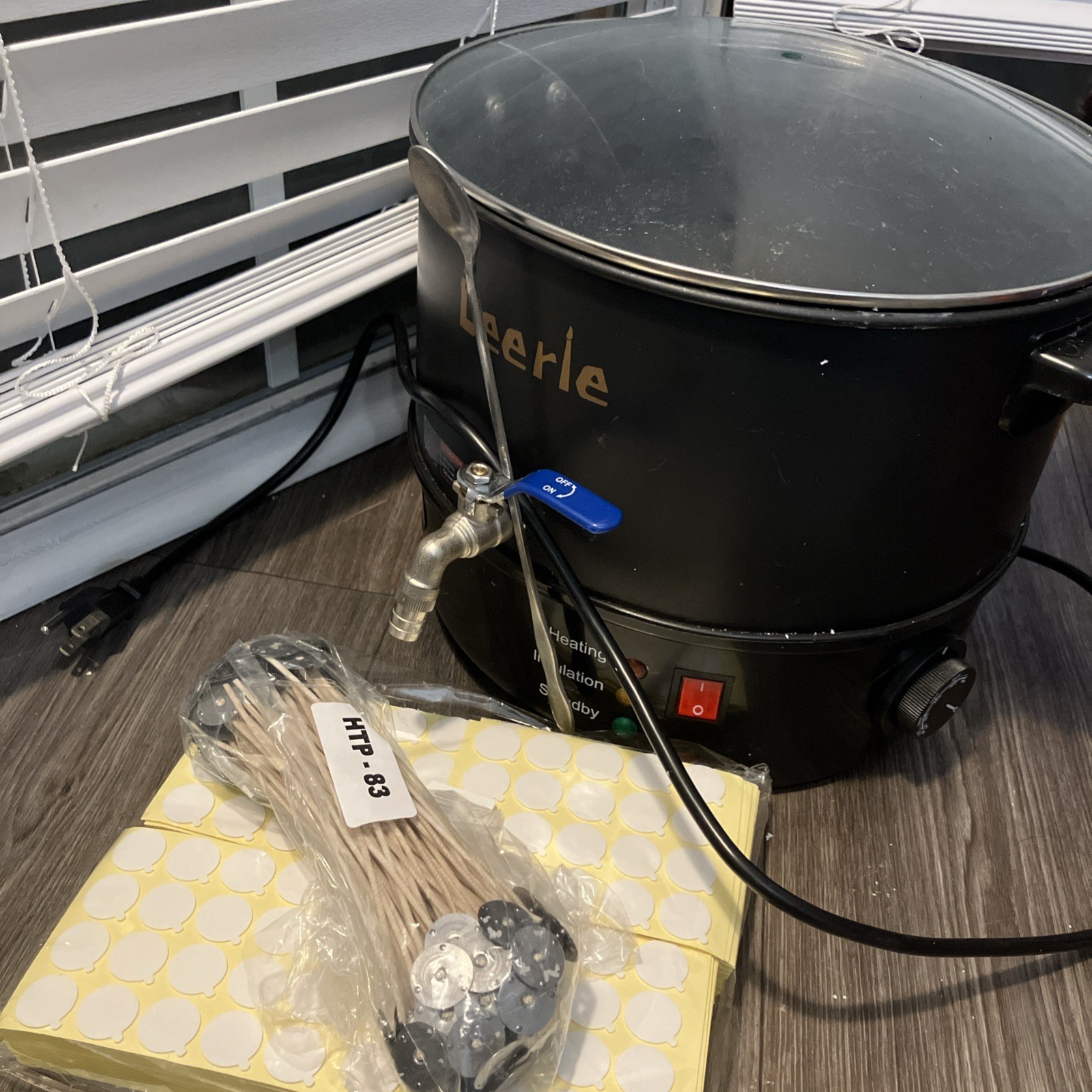 Leerie Wax Melter for Candle Making 16Lbs L8 Large Electric Wax Melting Pot