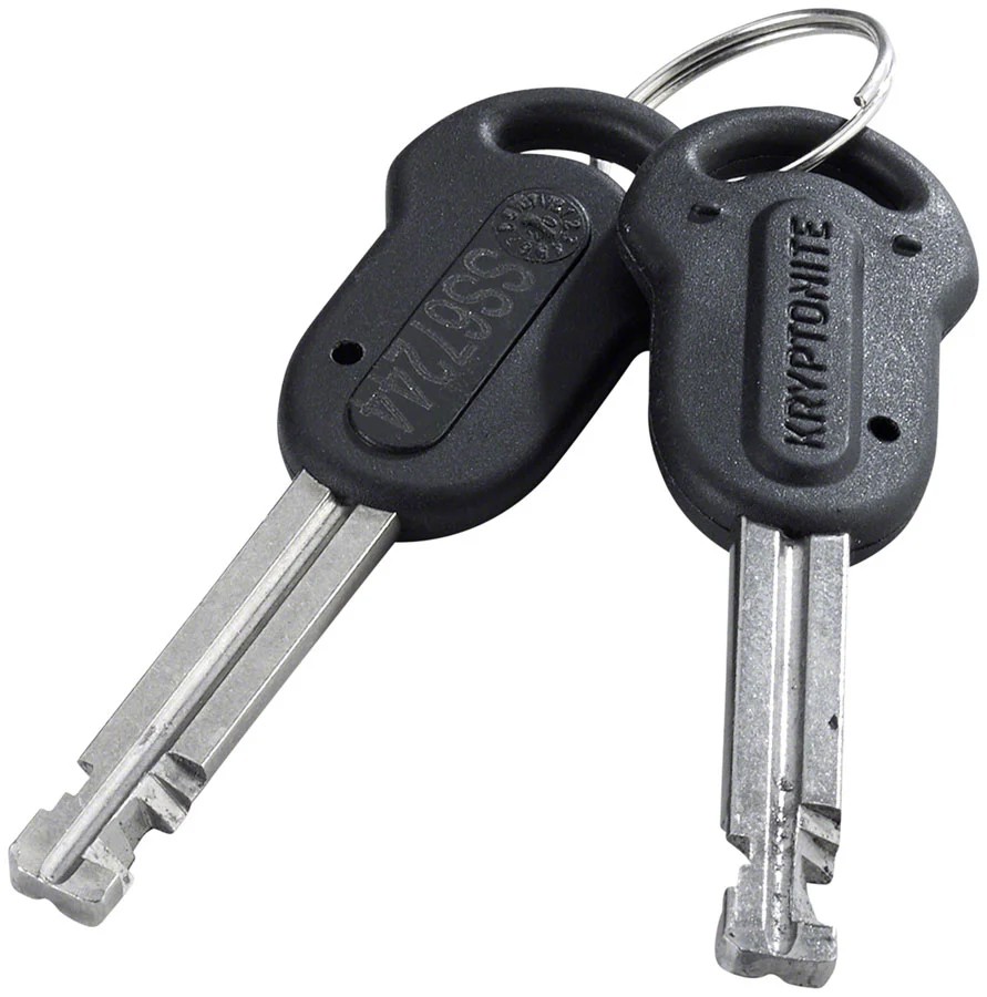 Kryptonite KryptoLok U-Lock - 4 x 9" Keyed Black Includes bracket