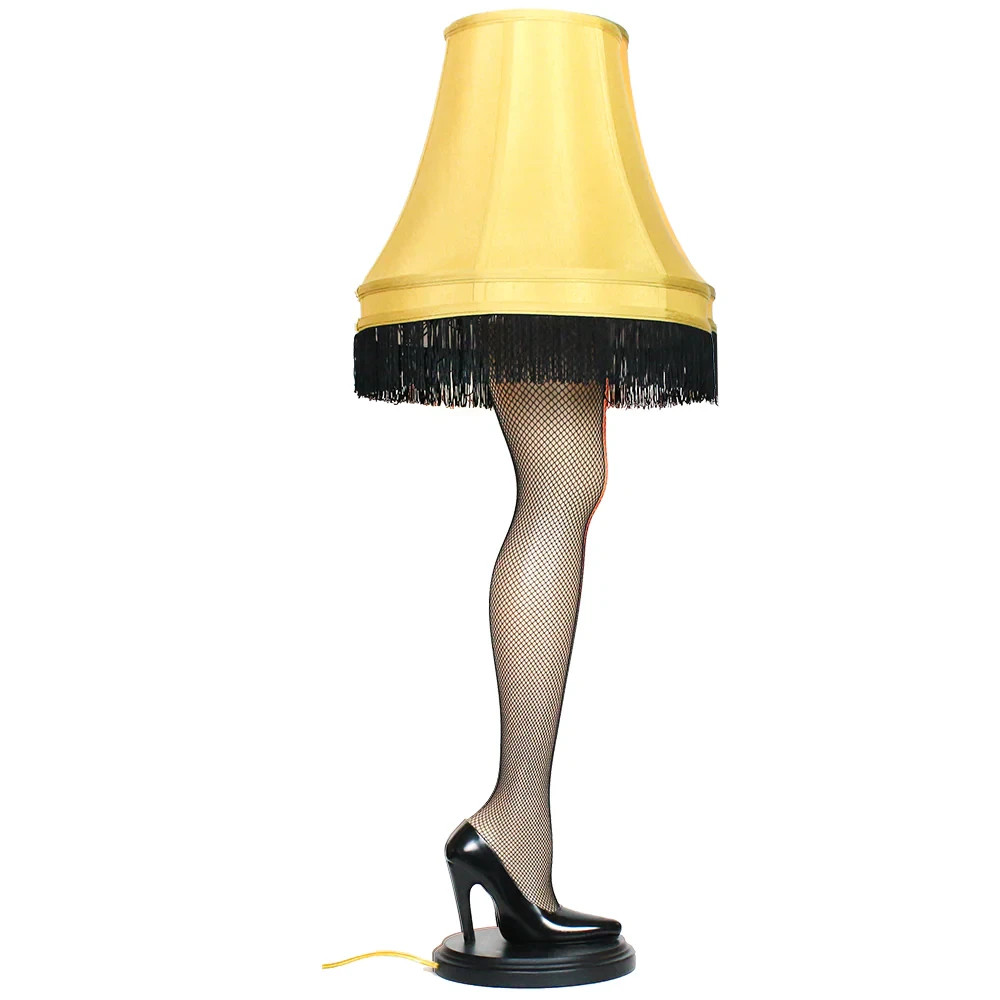 45” Full-Size Light-Up Leg Lamp | Cardboard Box | Iconic Holiday Classic!