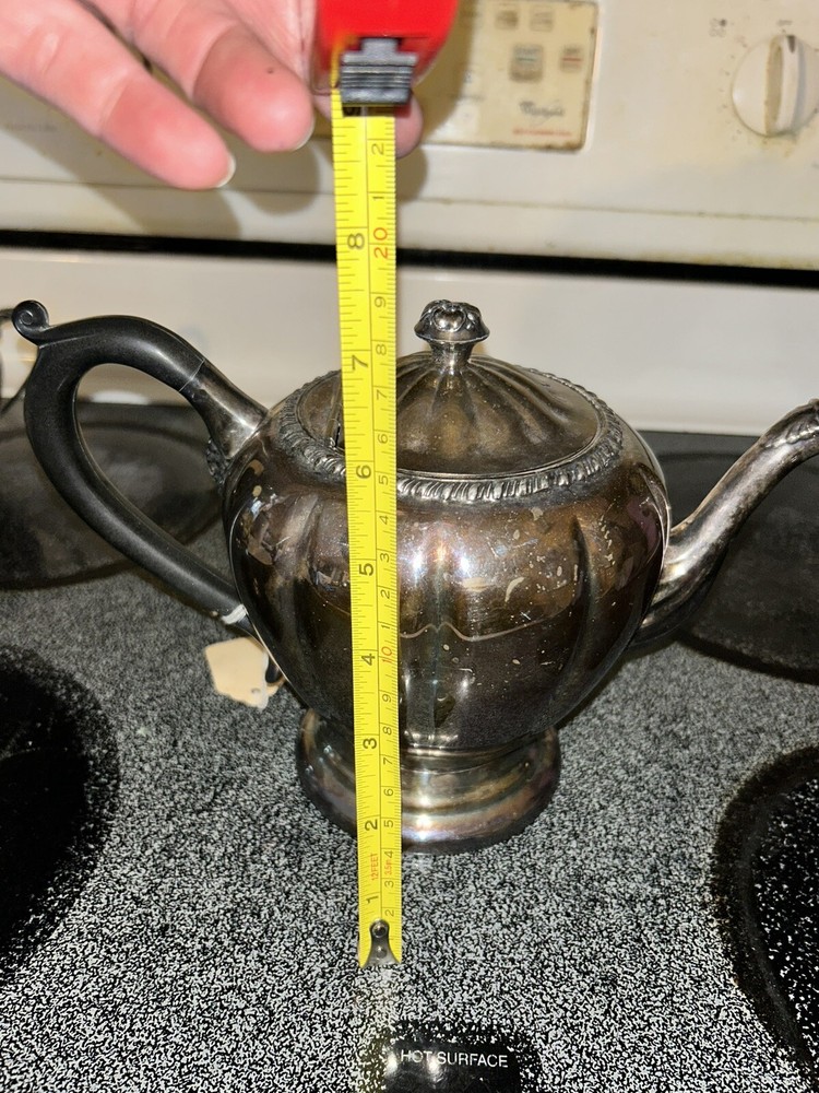 3 PC Tea Set.Boronet Plate E.P Copper. Silver plate On Copper