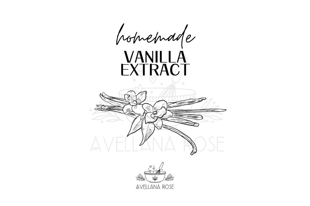 Pure Homemade Vanilla Extract: Madagascar Vanilla 5oz Small Batch