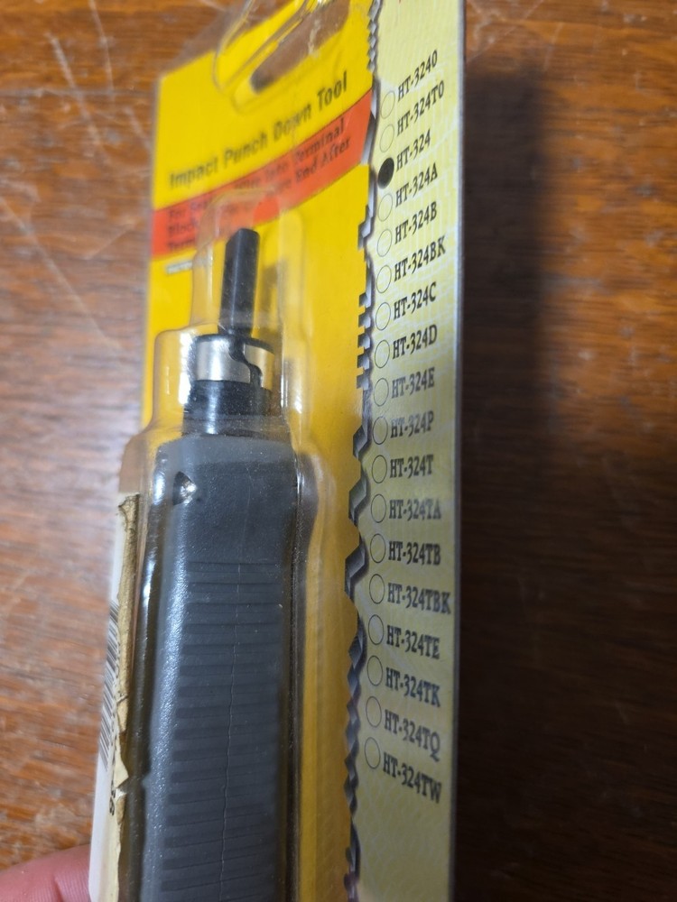 Punch Down Tool HT-324 - Black - NEW