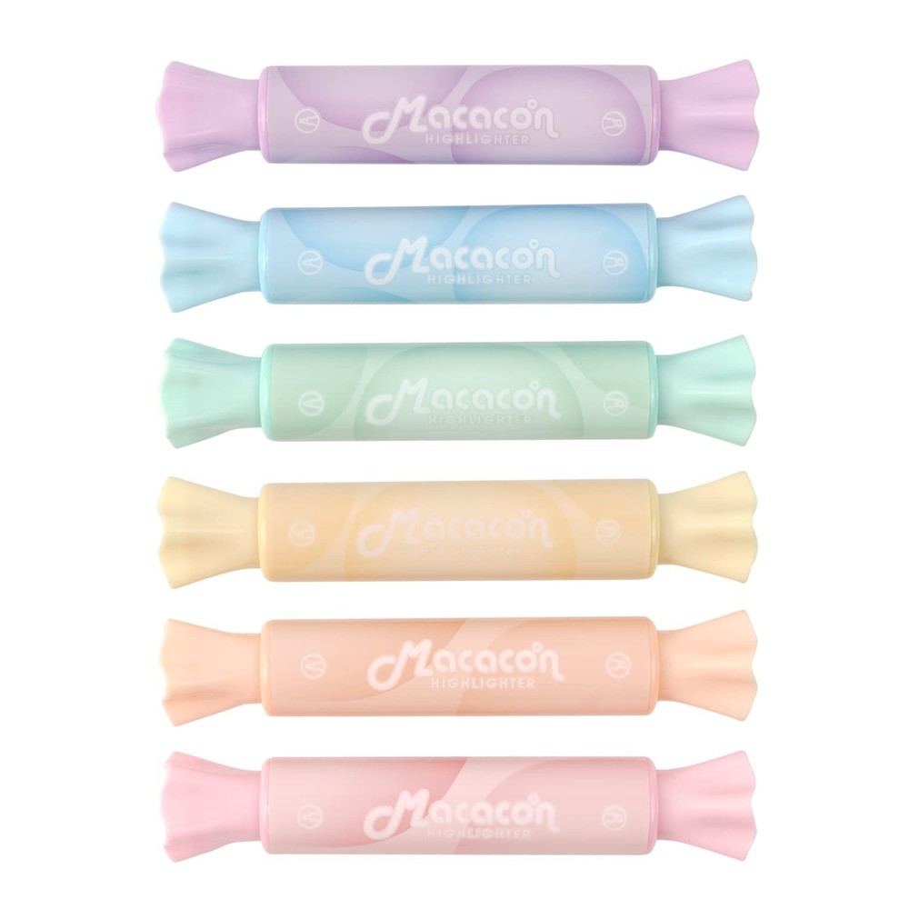 Candy Shape Highlighters, Assorted colors,Chisel Tip,Water Based,Quick Dry& W...