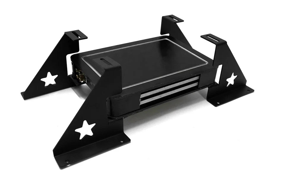 2 Amp Amplifier Rack Audio Rack Systems Stacking Brackets for Sound Equipment...