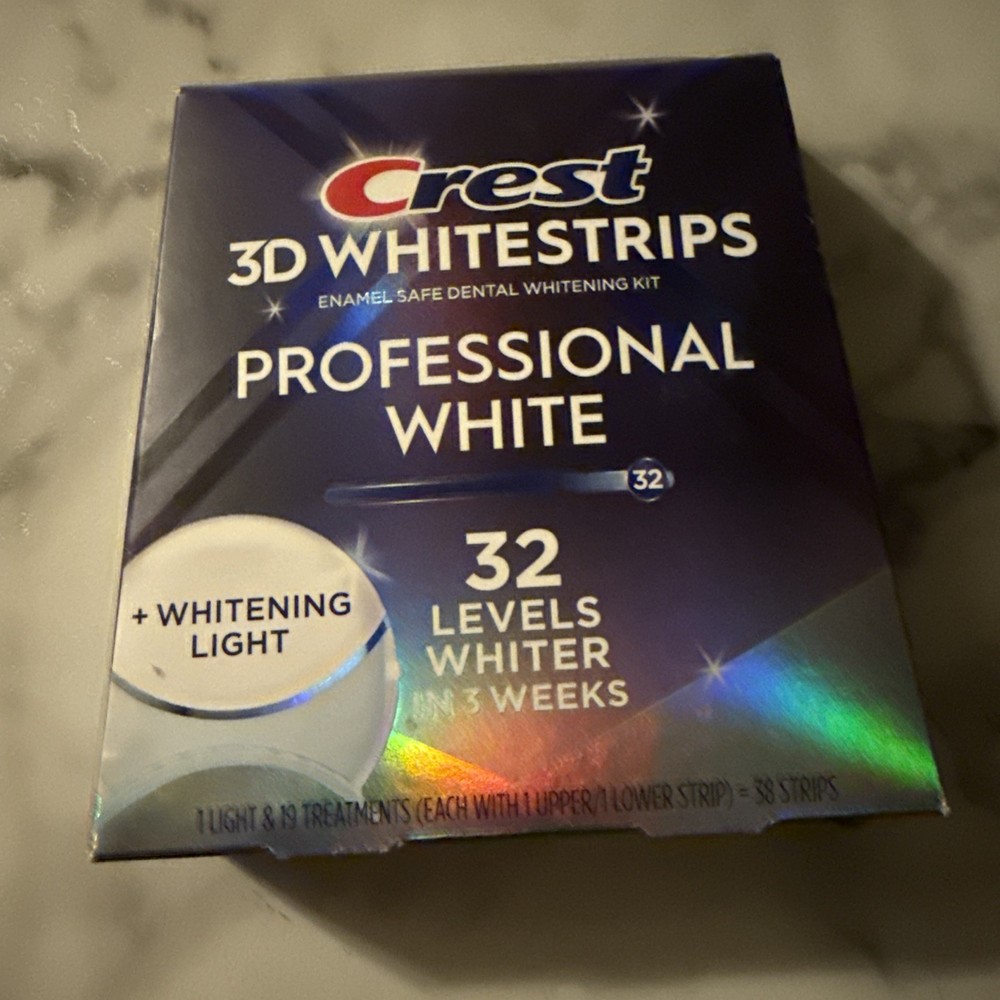 Crest 3d Whitestrips Professional White Level 32