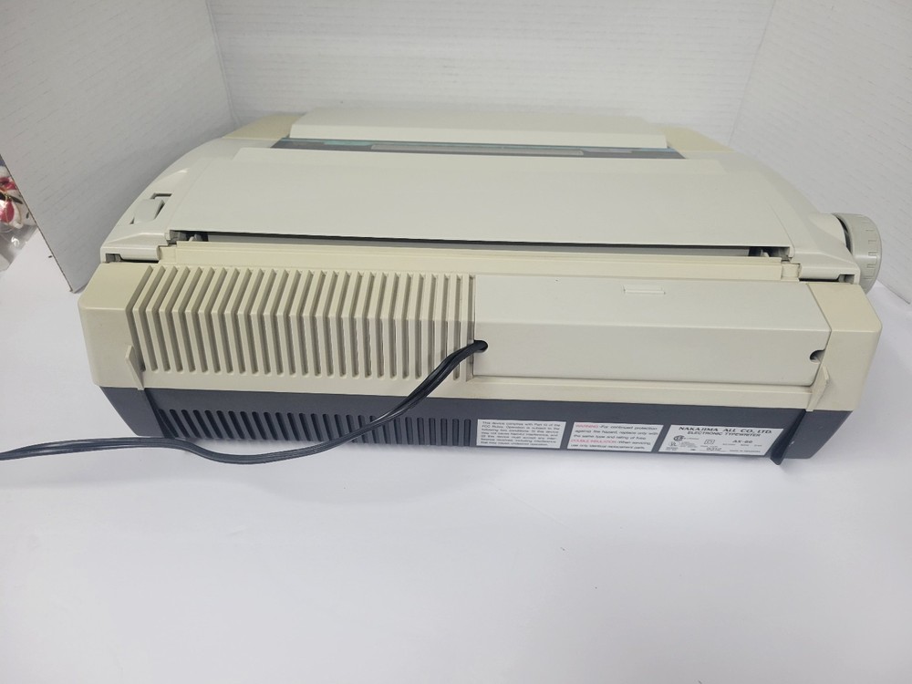 Nakajima WPT-66 Portable Electronic Word Processing Typewriter Tested