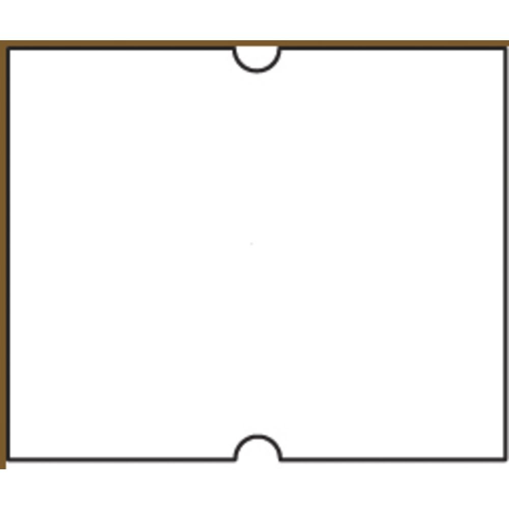 Productive Labels Plain White 2-Line, 8 Character Dating and Coding Gun Labels