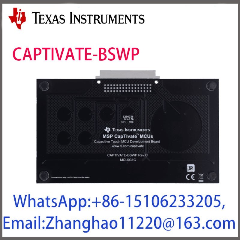 CAPTIVATE-BSWP Capacitive Touch Self-Button Slider Wheel Sensor Demo Board