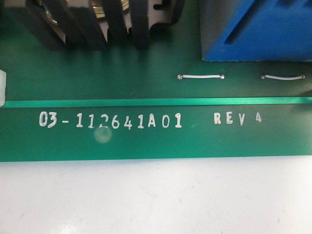 Control Panel Logic, 03-112641A01, Working When Removed