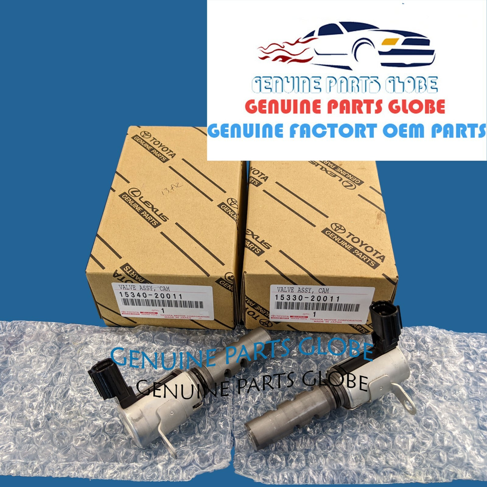 GENUINE TOYOTA SIENNA CAMRY ES300 RX330 6CYL CAM TIMING OIL CONTROL VALVE SET