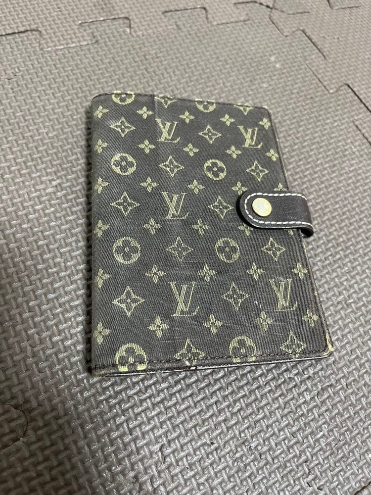LV Monogram Agenda PM Planner Cover 6 Ring Notebook Case CA0277 Brown