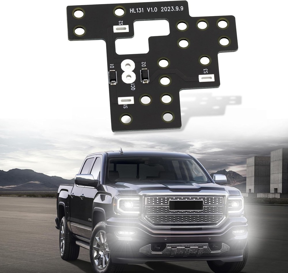 6 High Mod, Module for GM Auto Fogs Low Beams Mod Module Compatible with 2003-20