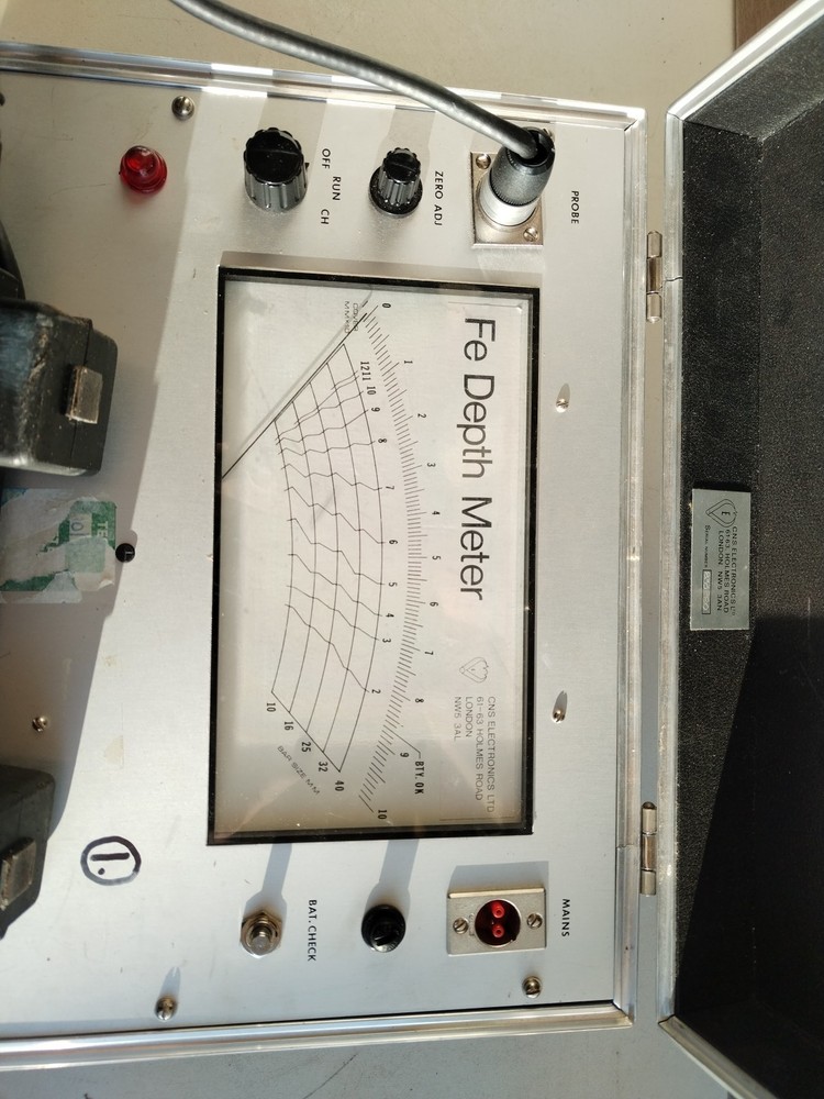 Vintage Fe Depth Meter, CNS Electronics Ltd K2C17