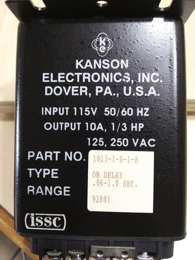 ISSC 1013-1-D-1-B On Delay Timer NEW