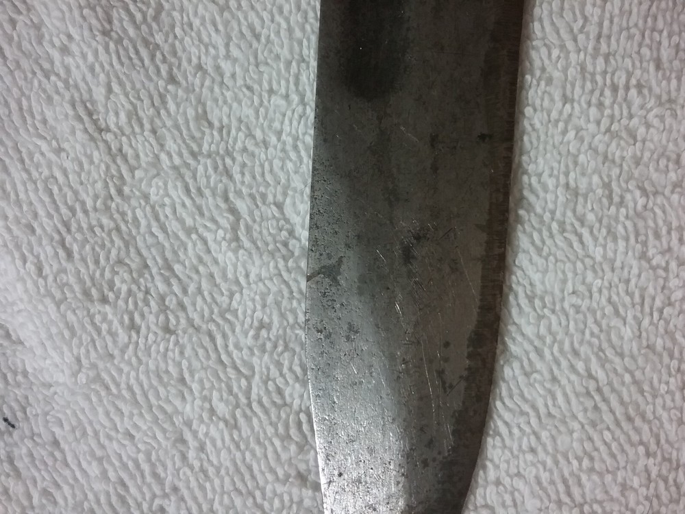 WWII KABAR USMC KNIFE FIXED BLADE For Restoration