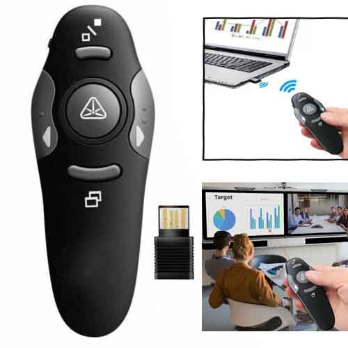 Wireless PPT USB Presenter Power point Presentation Laser Pointer Clicker Pen