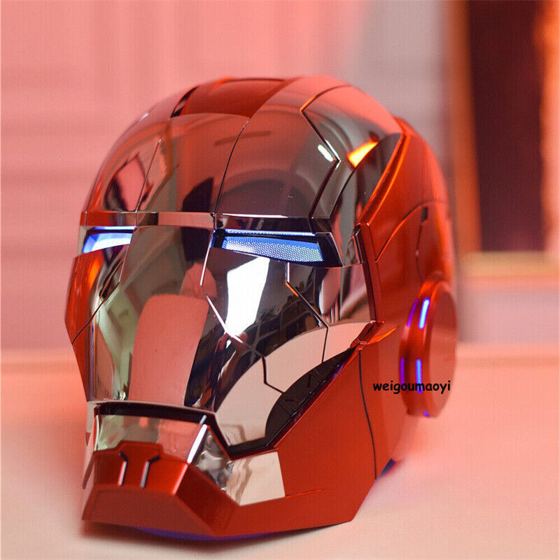 Iron Man 1:1 MK5 Jarvis Deformable Voice Control Wearable Helmet Christmas Mask