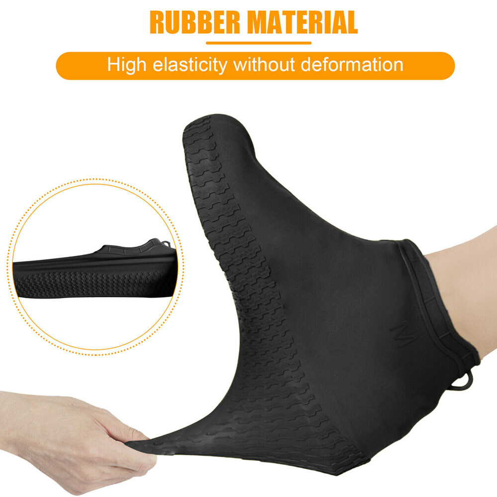 Reusable Anti-slip Rain Shoe Covers Overshoes Waterproof Cover Protector