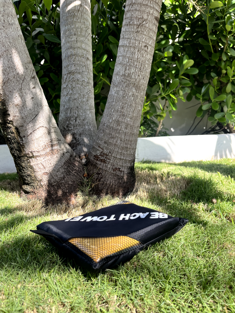 Microfiber Towel Beach/Travel/Yoga Mat - Solid Yellow