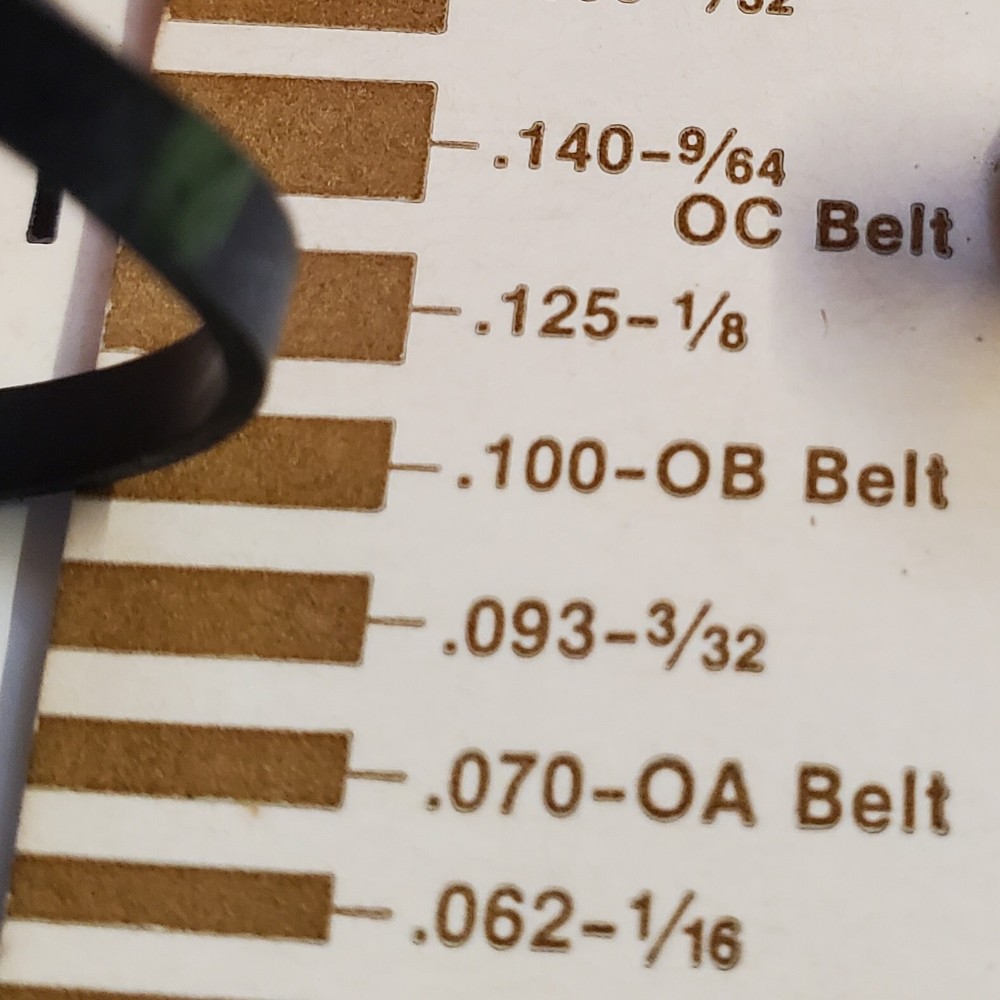 PRB Line Replacement Flat Rubber Belt FRY7.7 Electronics Projectors Recorders