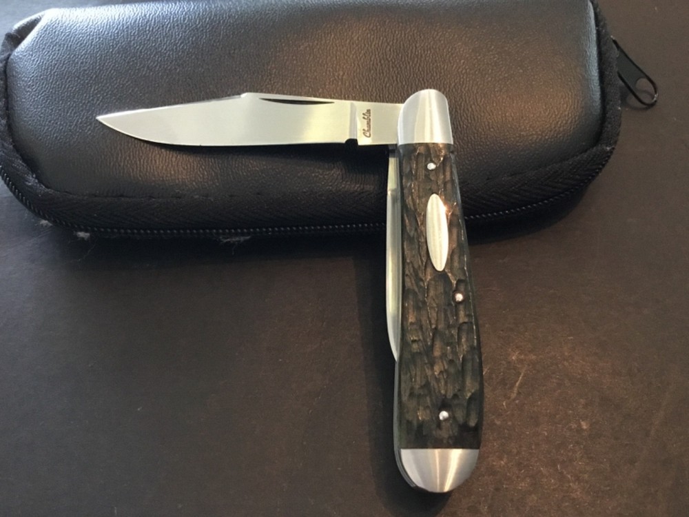 Custom Joel Chamblin 2bld Slipjoint Folder Folding Knife