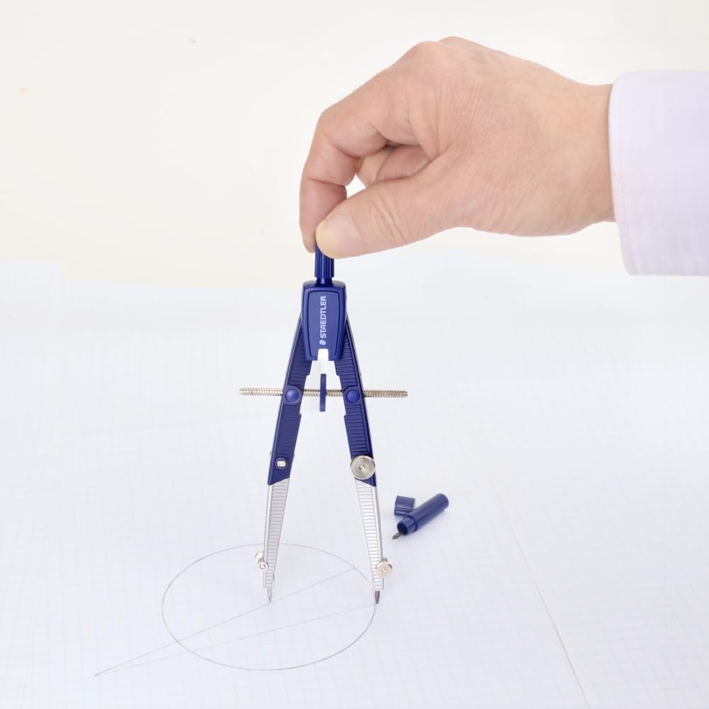 STAEDTLER Advanced Student Compass 2 Piece Set - Metal with...