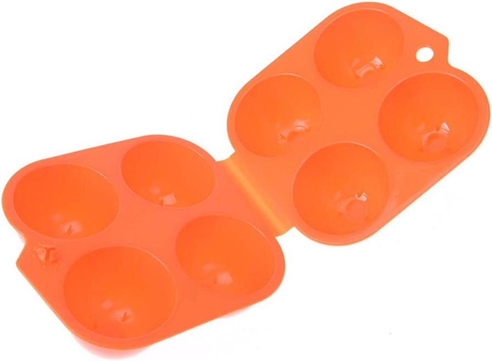 Portable Camping Carrier For 4 Eggs Case Box Kitchen Convenient Container Egg St