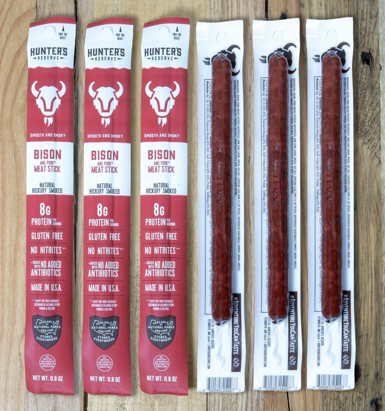 Hunter’s Reserve Bison .9oz Trail Sticks 6 Pack