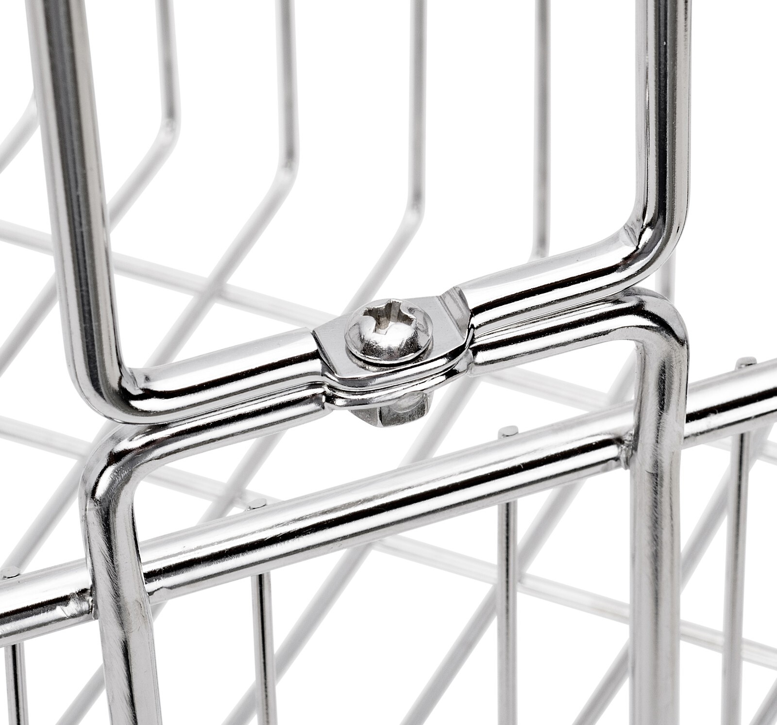 Rust Proof Stainless Steel Shower Floor Large Caddy / Shelf 3 Tiers No Drilling