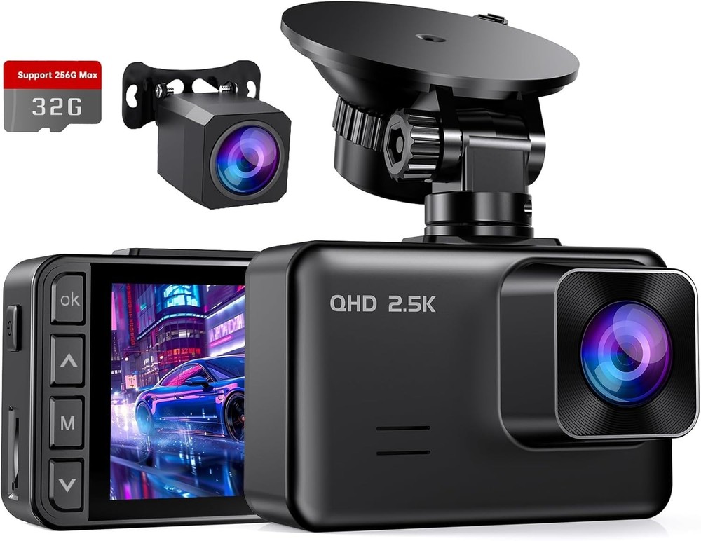 High-Resolution Dash Camera Bundle, Night Vision
